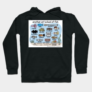 another art school of fish Hoodie